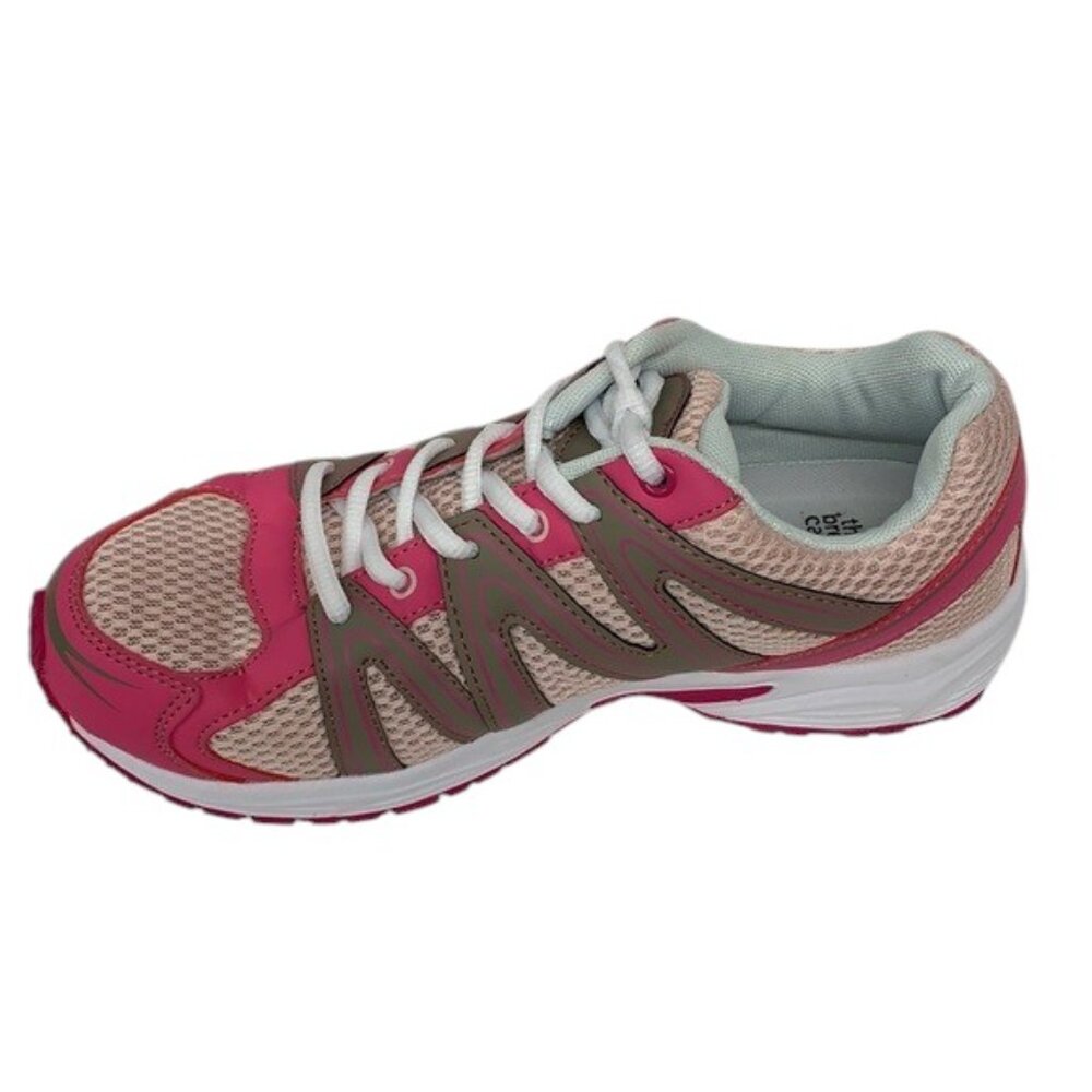 Breast Cancer Awareness Pink Gray Wht Ribbon Shoes - Picture 7 of 11